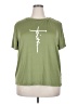 ChicMe Green Short Sleeve T-Shirt Size XXL - photo 1