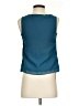 JJ's House 100% Polyester Teal Sleeveless Blouse Size 2 - photo 2
