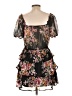 Mi ami 100% Polyester Floral Black Cocktail Dress Size L - photo 2