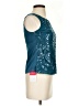 JJ's House 100% Polyester Teal Sleeveless Blouse Size 2 - photo 4