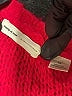 Sleeping On Snow Hearts Red Wool Pullover Sweater Size XS - photo 7
