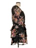 Mi ami 100% Polyester Floral Black Cocktail Dress Size L - photo 4