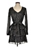 City Studio Gray Black Cocktail Dress Size S - photo 1