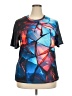 Unbranded 100% Polyester Print Blue Active T-Shirt Size XXL - photo 1