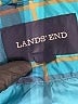 Lands' End 100% Polyester Plaid Teal Coat Size 2X - photo 6
