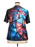 Unbranded 100% Polyester Print Blue Active T-Shirt Size XXL - photo 2