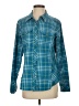 Cabela's Plaid Teal Long Sleeve Blouse Size S - photo 1
