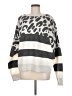 Vince Camuto Animal Print Gray Pullover Sweater Size M - photo 1