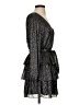 City Studio Gray Black Cocktail Dress Size S - photo 4