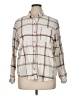 Universal Thread 100% Cotton Plaid Ivory Long Sleeve Button-Down Shirt Size XL - photo 1