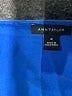 Ann Taylor 100% Lyocell Blue Short Sleeve Blouse Size M - photo 7