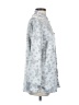 Inner Most 100% Polyester Print Silver Long Sleeve Blouse Size S - photo 4