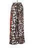 Unbranded 100% Polyester Animal Print Red Casual Pants Size M - photo 1