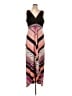 Studio One Graphic Pink Casual Dress Size L - photo 1