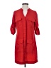 Express Red 3/4 Sleeve Button-Down Shirt Size XS - photo 1