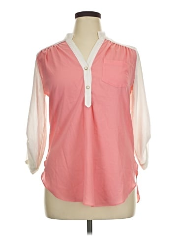 Iz Byer 3/4 Sleeve Blouse (view 1)