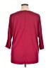 Charming Charlie Burgundy 3/4 Sleeve Top Size XL - photo 2