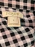 J.Crew Factory Store 100% Polyester Houndstooth Silver Long Sleeve Blouse Size S - photo 7