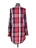 SO 100% Rayon Plaid Red Casual Dress Size M - photo 2