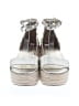 Marc Fisher Silver Gold Sandals Size 9 1/2 - photo 2
