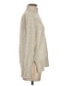 Ann Taylor LOFT Metallic Tan Turtleneck Sweater Size XS - photo 4