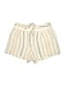 Express Stripes Ivory Shorts Size 8 - photo 1