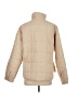 Fashion 100% Nylon Solid Tan Jacket Size S - photo 2