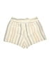 Express Stripes Ivory Shorts Size 8 - photo 2