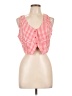 Shein Red Sleeveless Blouse Size L - photo 1