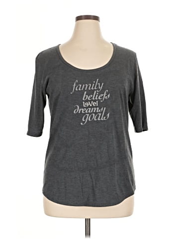 Anvil 3/4 Sleeve T-Shirt (view 1)