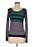 Assorted Brands Stripes Green Pullover Sweater Size M - photo 1