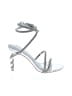 Azalea Wang Silver Sandals Size 8 - photo 1