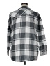 Vanilla Star Plaid Gray Long Sleeve Blouse Size XL - photo 2