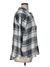 Vanilla Star Plaid Gray Long Sleeve Blouse Size XL - photo 4