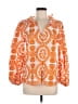 Ellison Orange 3/4 Sleeve Blouse Size M - photo 1