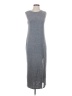 Something Navy Gray Casual Dress Size S - photo 1