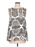 Nine 1 Eight 100% Polyester Silver Sleeveless Blouse Size L - photo 1