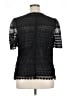 Express 100% Polyester Black Short Sleeve Top Size XL - photo 2