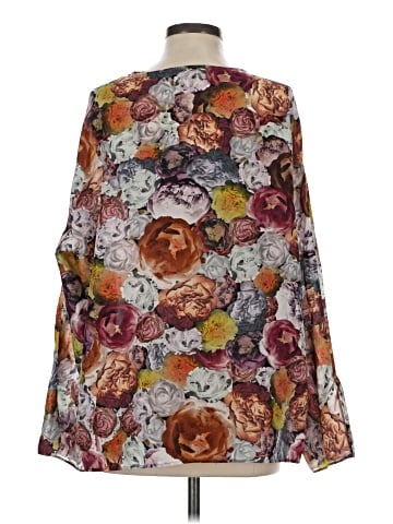 Acne Studios Long Sleeve Silk Top (view 2)