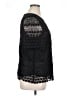 Express 100% Polyester Black Short Sleeve Top Size XL - photo 4