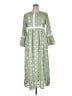 Unbranded 100% Polyester Green Casual Dress Size XL - photo 1