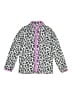 OshKosh B'gosh 100% Polyester Animal Print Pink Track Jacket Size 8 - photo 1