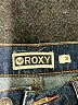 Roxy Graphic Blue Denim Shorts Size 3 - photo 3
