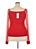 Dorose Red Long Sleeve Top Size XXL - photo 2
