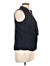 Talbots Black Blue Sleeveless Blouse Size 10 - photo 4