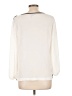 DKNY 100% Polyester Ivory Long Sleeve Blouse Size L - photo 2
