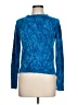 Casual Corner Paisley Blue Pullover Sweater Size L - photo 1
