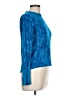 Casual Corner Paisley Blue Pullover Sweater Size L - photo 4