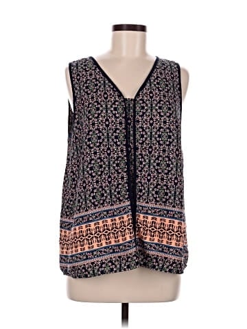 Skies Are Blue Sleeveless Blouse (view 1)