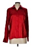 Covington 100% Polyester Red Long Sleeve Blouse Size L (petite) - photo 1